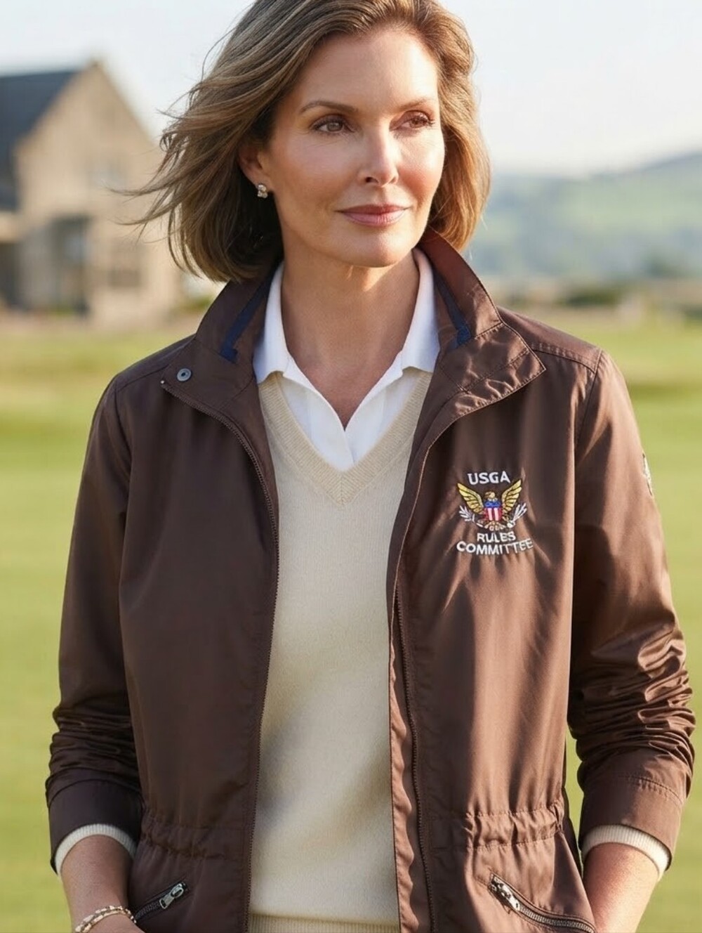 NWT Ralph Lauren Golf M Vintage USGA Rules Comimittee Water Repellant Jacket